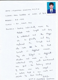 Mohammed Sualiman W.S.M.B plc TESTIMONIAL Photocopy